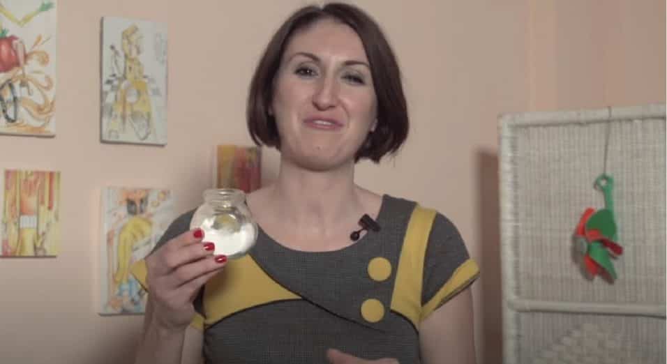 Deodorante a base di bicarbonato