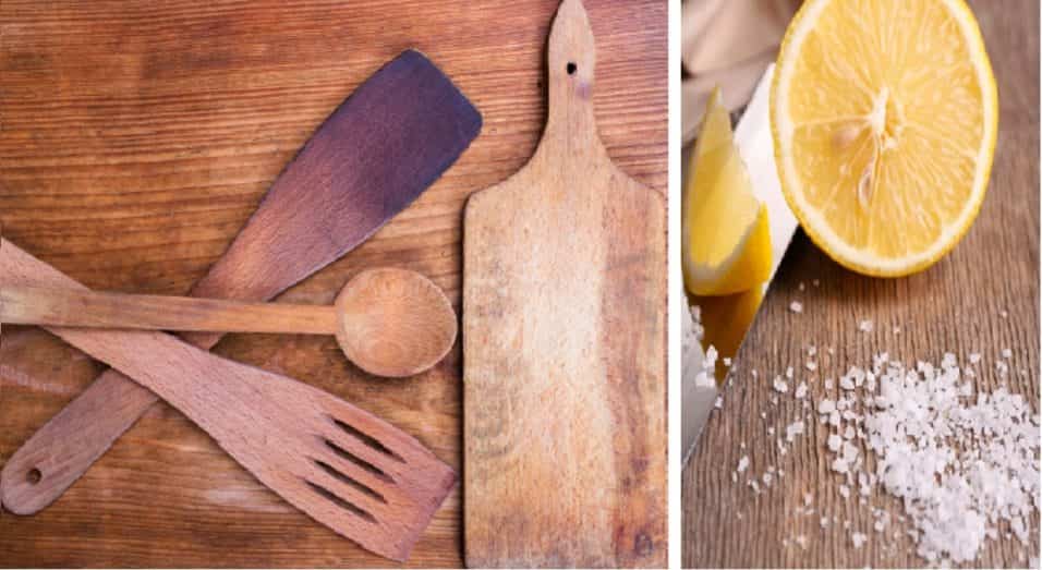 Muffa sul legno tagliere