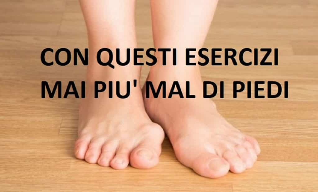Esercizi e stretching per il piede contro borsiti e fascite plantare