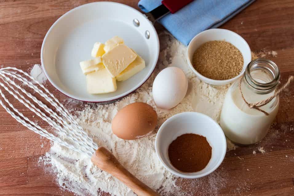 Ingredienti per preparare un dolce
