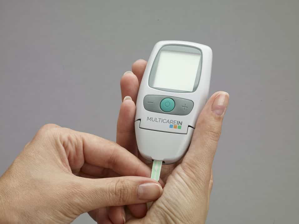 Glucometro per misurare glicemia