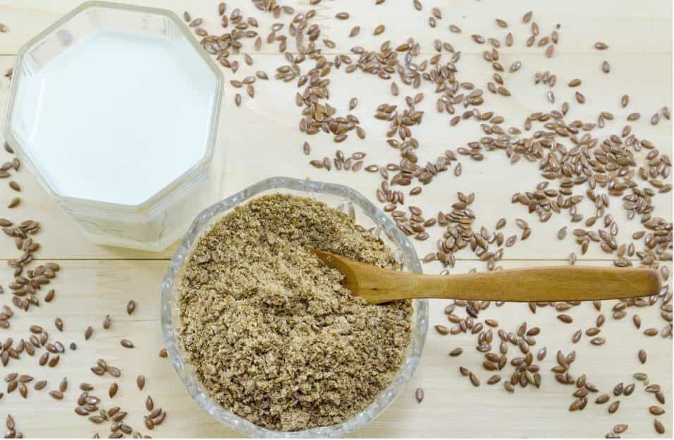 Kefir e semi di lino