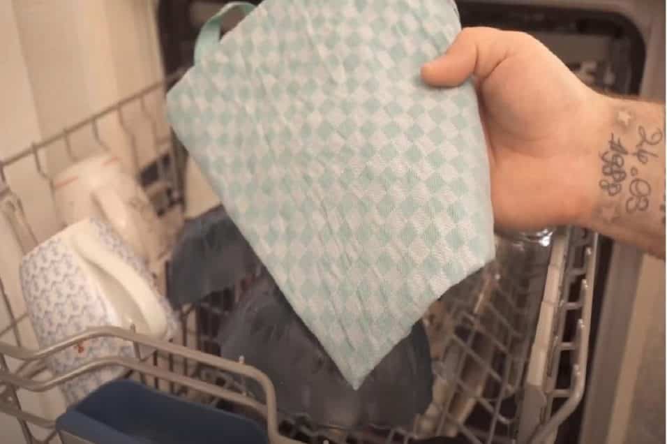 Panno nella lavastoviglie