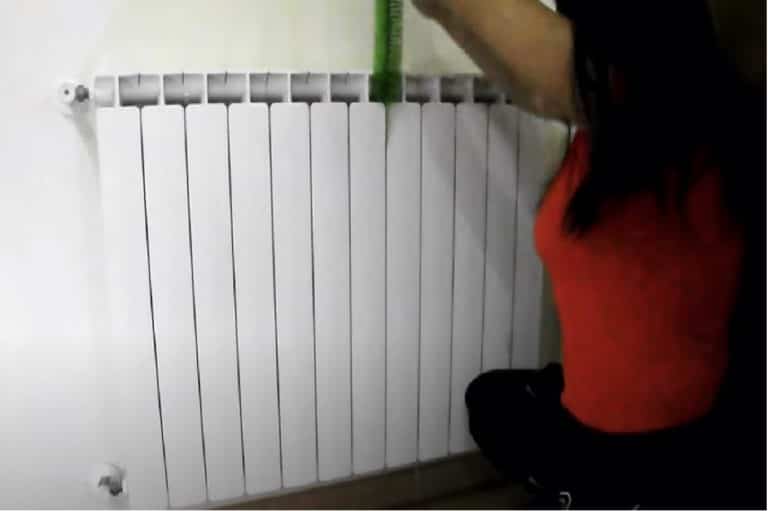 Copricalorifero Moderno MTSYXYM - Rivestimento Per Termosifoni Bianco 80x90x20cm, Montaggio Senza Fori, Facile Da Pulire - Foto 5