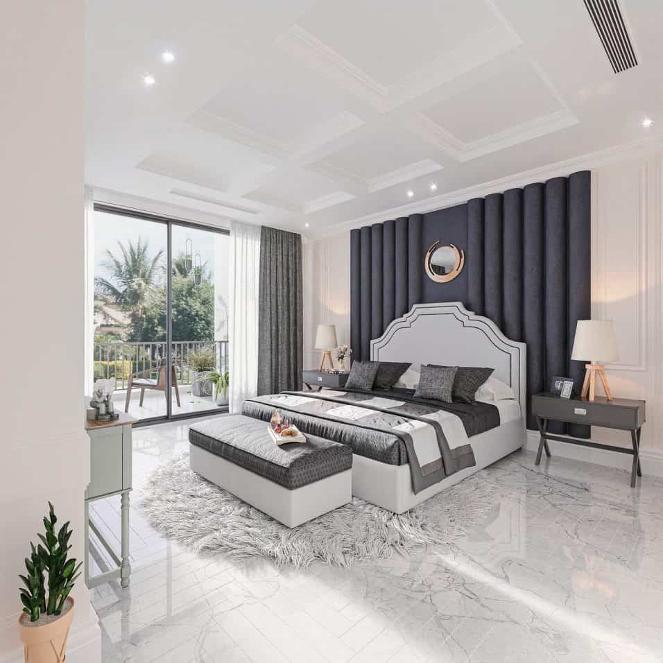 Camera da letto moderna