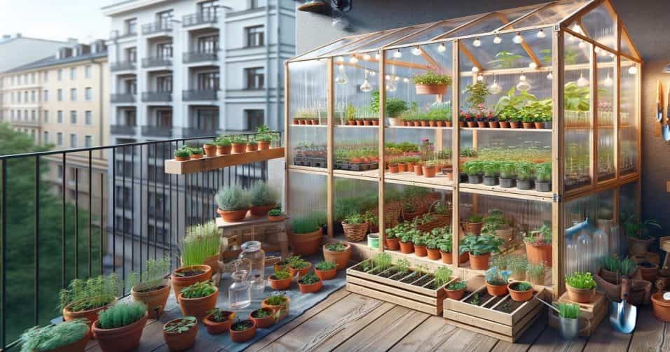 Serra da balcone fai da te