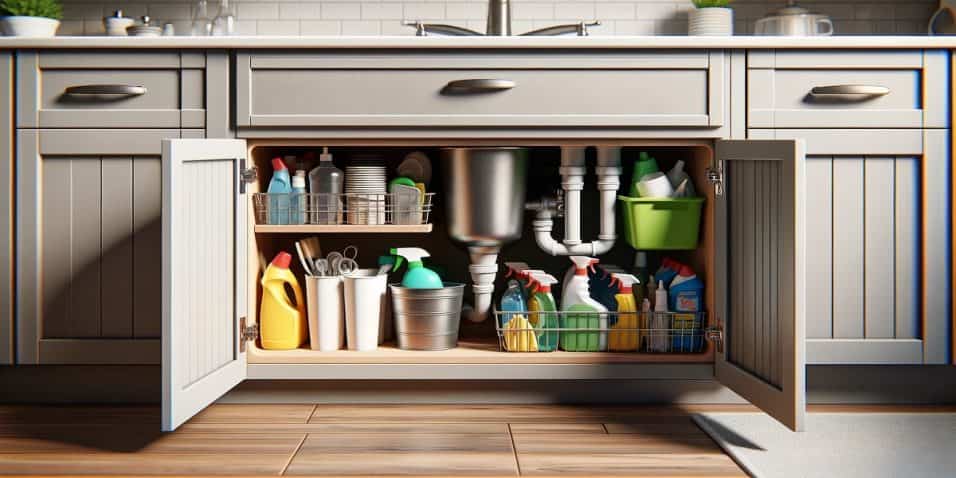 Organizzazione sotto-lavabo