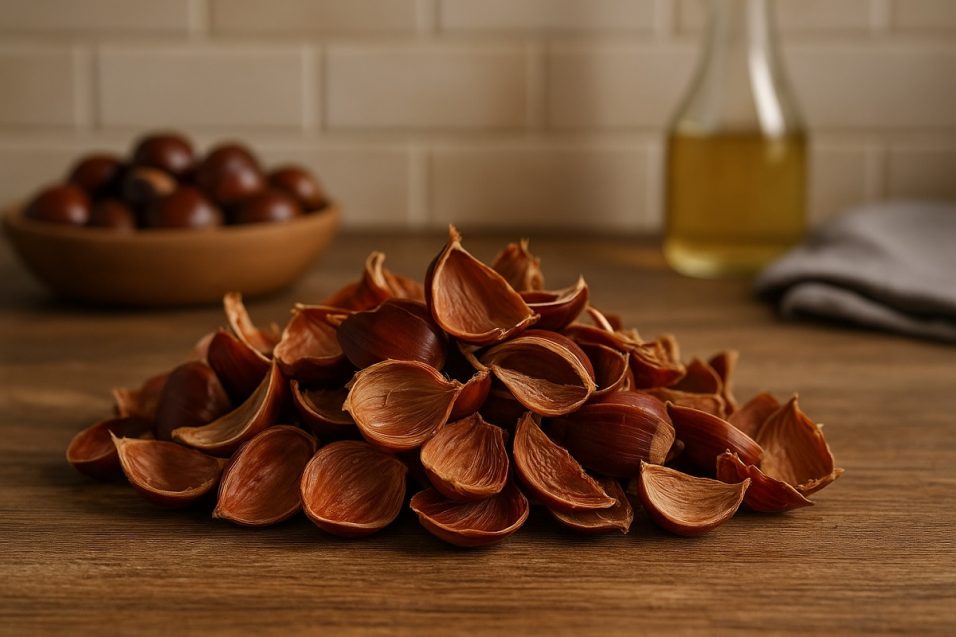 Le bucce di castagne diventano una risorsa naturale preziosa per casa, bellezza e giardino.