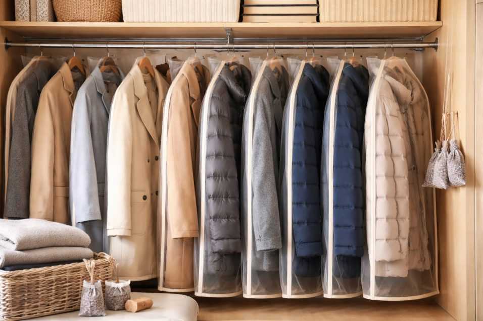 Come conservare correttamente i cappotti invernali durante il cambio stagione evitando errori che rovinano i tessuti.