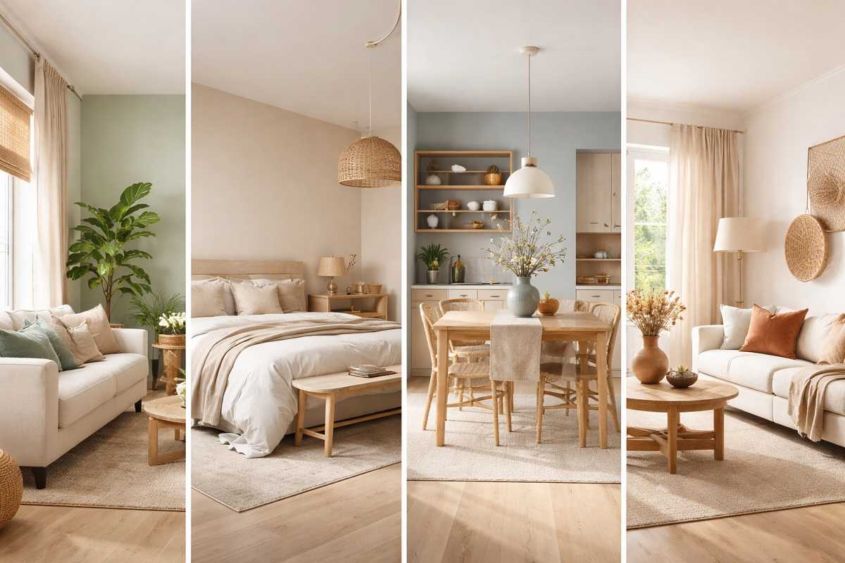 Pareti di casa con colori di tendenza primavera 2026 che illuminano gli ambienti e fanno sembrare le stanze più grandi.