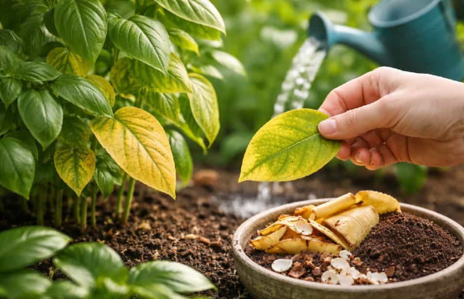 Foglie gialle sulle piante: cause e rimedio naturale per farle tornare verdi rapidamente