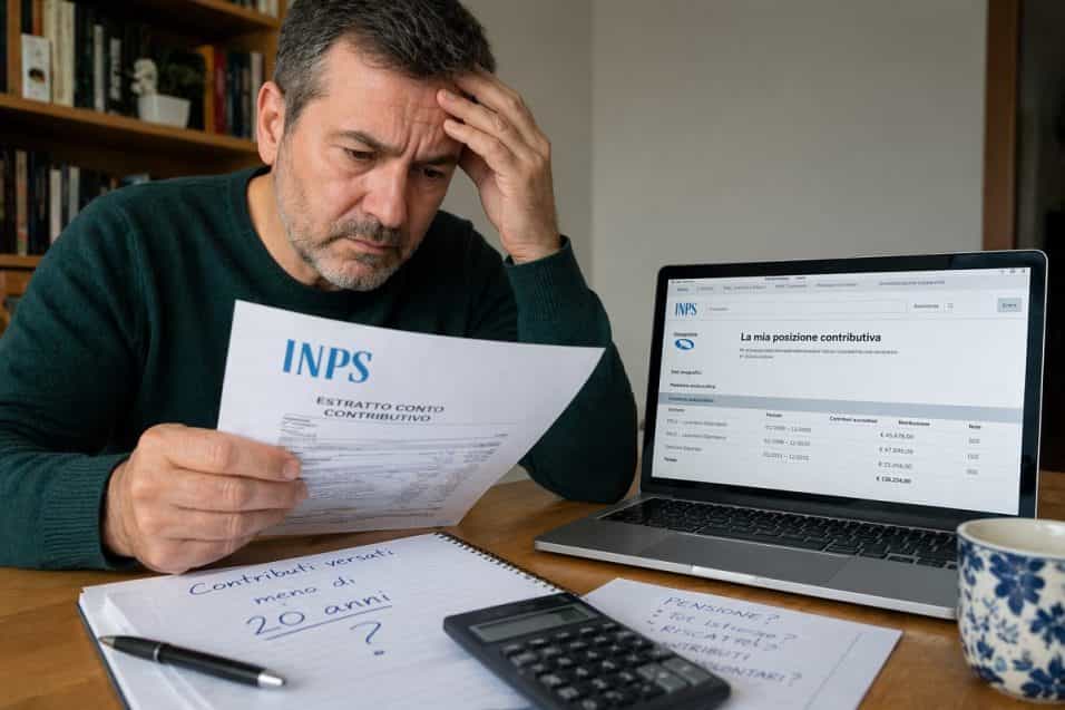 Contributi silenti e meno di 20 anni di versamenti: ecco dove finiscono i tuoi soldi, come controllare l’estratto conto INPS, quando puoi recuperarli e quali soluzioni esistono tra cumulo, totalizzazione, riscatto e contributi volontari.