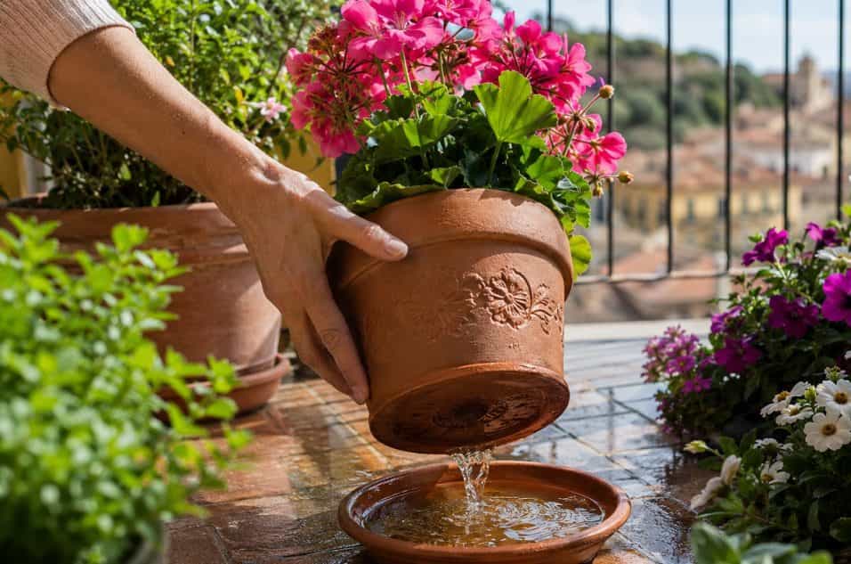 Zanzare sul balcone prima di giugno: il trucco del sottovaso per evitare ristagni, larve e insetti fastidiosi.