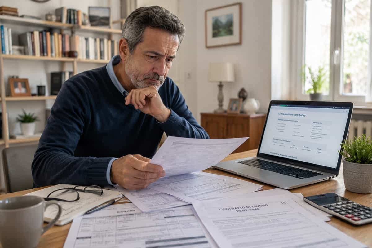 l controllo dei contributi part-time può far emergere periodi mancanti, settimane ridotte o errori INPS che rischiano di abbassare la pensione o ritardarne l’accesso.