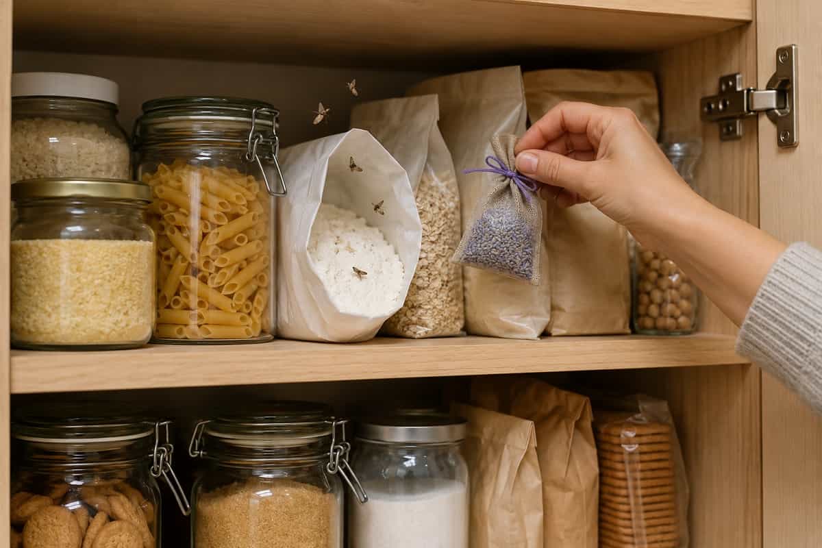 Tarme e farfalline nella dispensa possono rovinare pasta, farina, riso e cereali. Ecco perché si formano, cosa le attira con il caldo e come allontanarle