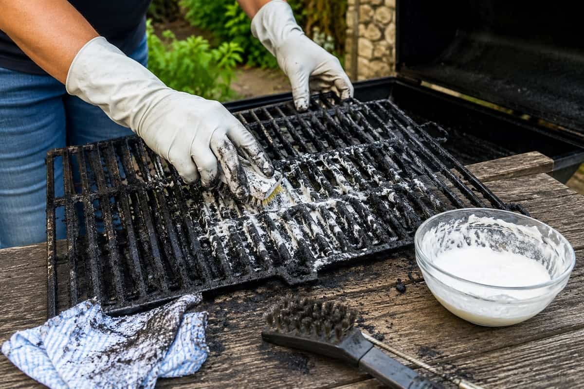 Il vecchio rimedio con bicarbonato per sgrassare la griglia del barbecue senza strofinare per ore, eliminare le incrostazioni e prevenire ruggine, cattivi odori e fiammate.