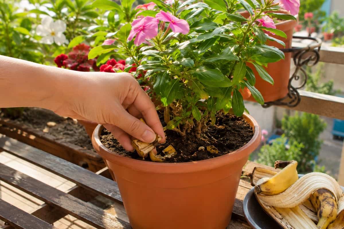 Bucce di banana per piante forti e sane in estate: come usarle nei vasi, quando interrarle, su quali piante funzionano e gli errori da evitare.