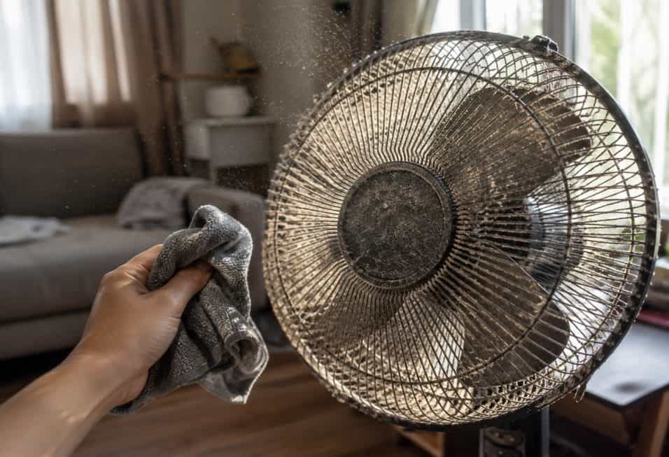 Un ventilatore pieno di polvere può rimettere lo sporco nell’aria, ridurre la ventilazione e affaticare il motore. Cosa cambia e come pulirlo.