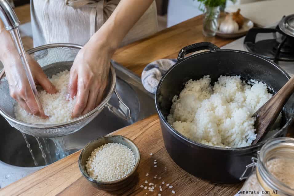 Riso troppo molle o appiccicoso? L’errore può iniziare prima della cottura.